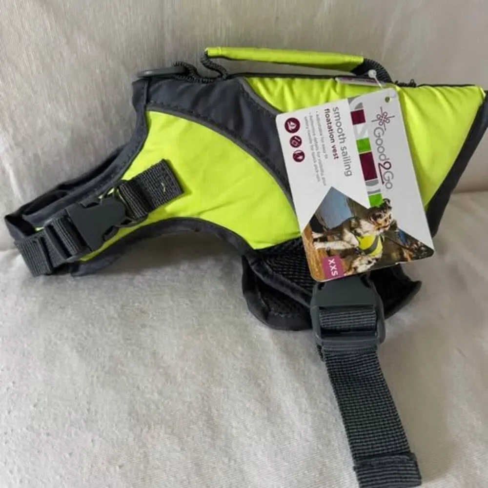 Good2Go Dog Life Jacket / Flotation Vest – XXS – Brand New with Tags